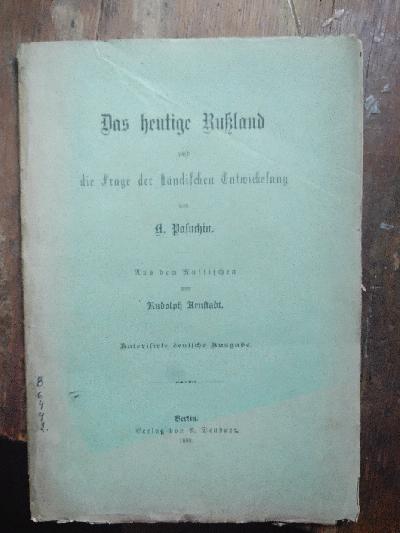 Das+heutige+Russland+und+die+Frage+der+st%C3%A4ndischen+Entwicklung