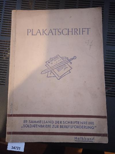 Plakatschrift