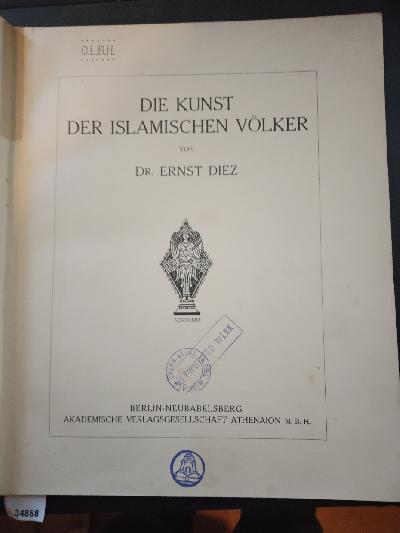 Die+Kunst+der+islamischen+V%C3%B6lker