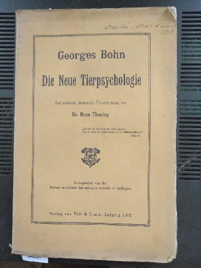 Die+neue+Tierpsychologie