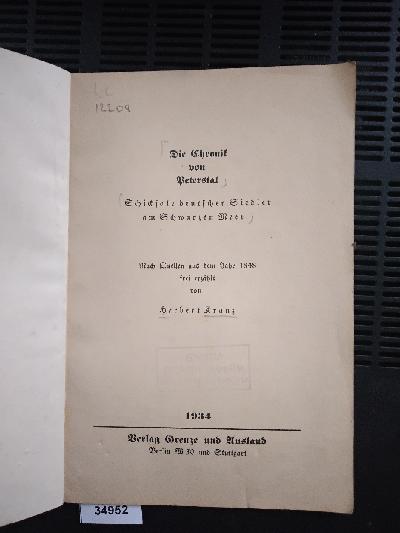 Die+Chronik+von+Peterstal++Schicksale+deutscher+Siedler+am+Schwarzen+Meer.+Nach+Quellen+aus+dem+Jahre+1848+frei+erz%C3%A4hlt