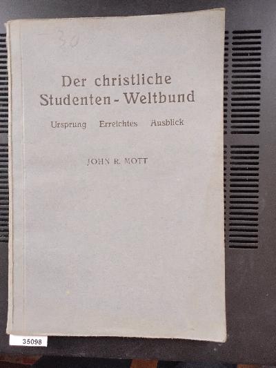 Der+christliche+Studenten+-+Weltbund