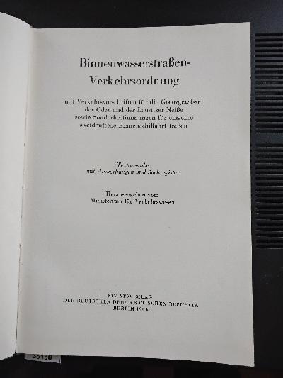 Binnenwasserstrassen+-+Verordnung+mit+Verkehrsvorschriften+f%C3%BCr+die+Lausitzer+Neisse+sowie+Sonderbestimmungen+f%C3%BCr+einzelne+westdeutsche+Binnenschiffahrtstrassen