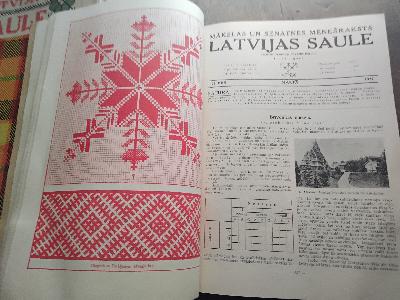 Maksla+un+Senates+Menesraksts+Latvijas+Saule+1925+Pirmais+pusgads