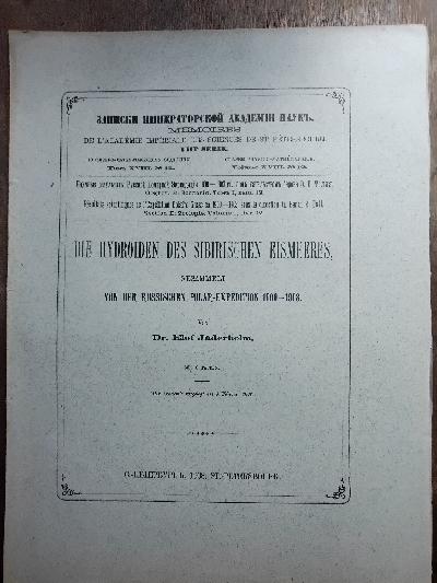 Die+Hydroiden+des+Sibirischen+Eismeeres++Gesammelt+von+der+russischen+Polarexpedition+1900+-+1903