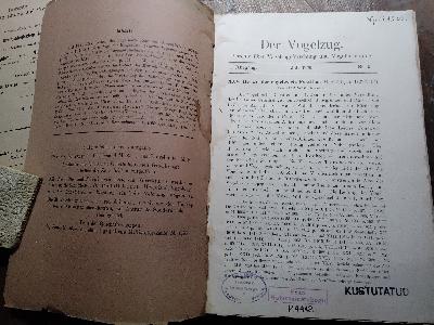 Der+Vogelzug.+Berichte+%C3%BCber+Vogelzugforschung+und+Vogelberingung+1.+Jahrgang+Nr.+3