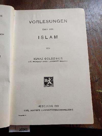 Vorlesungen+%C3%BCber+den+Islam