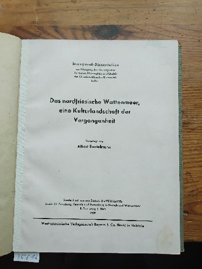 Das+nordfriesische+Wattenmeer%2C+eine+Kulturlandschaft+der+Vergangenheit