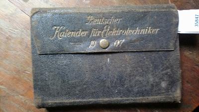 Deutscher+Kalender+f%C3%BCr+Elektrotechniker+1907