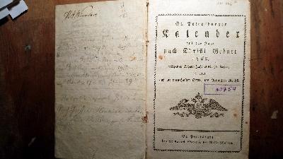 St.+Petersburger+Kalender+auf+das+Jahr+nach+Christi+Geburt+1828++welches+ein+Schalt+-+Jahr+ist+von+366+Tagen%3B+gerichtet+auf+die+vornehmsten+Oerter+des+Russischen+Reichs