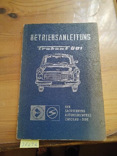 Betriebsanleitung+Trabant+601