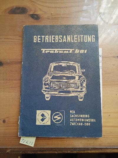 Betriebsanleitung+Trabant+601