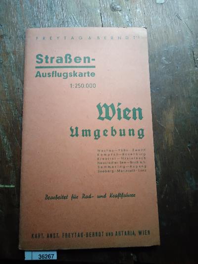 Strassen+Ausflugskarte++1%3A+250.000+Wien+und+Umgebung++Bearbeitet+f%C3%BCr+Rad-+und+Kraftfahrer