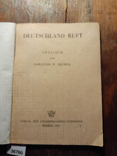 Deutschland+ruft++Gedichte