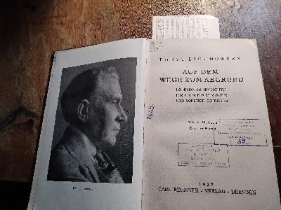 Auf+dem+Weg+zum+Abgrund++Londoner+Berichte%2C+Erinnerungen+und+sonstige+Schriften