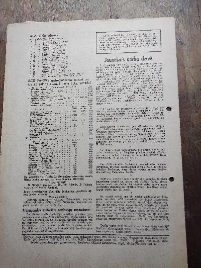 Betriebsinformationen  Informationsdienst des Zentralverbandes der Berufsverbände in Riga  Für den Dienstgebrauch in den Betrieben!  3. Jahrgang  Nr. 63 - Front Cover