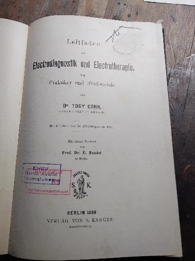Elektrodiagnostik+und+Elektrotherapie++f%C3%BCr+Praktiker+und+Studierende