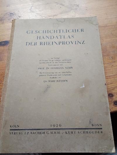 Geschichtlicher+Handatlas+der+Rheinprovinz