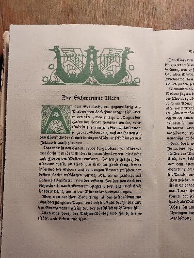 Wind und Woge  Keltische Sagen - Front Cover