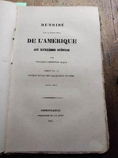 Memoires de la Societe Royale des Antiquaires du Nord   1840 - 1844 - Front Cover