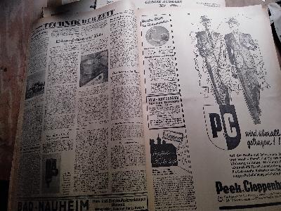 Berliner Tageblatt Nr.203-212,215-218,227-235,238-257  des 66. Jahrgangs  1. Mai bis 3. Juni 1937 - Front Cover