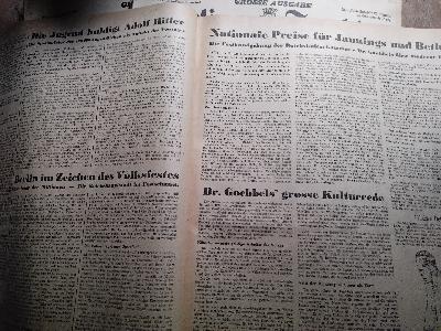 Berliner Tageblatt Nr.203-212,215-218,227-235,238-257  des 66. Jahrgangs  1. Mai bis 3. Juni 1937 - Front Cover