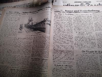 Berliner Tageblatt Nr.203-212,215-218,227-235,238-257  des 66. Jahrgangs  1. Mai bis 3. Juni 1937 - Front Cover