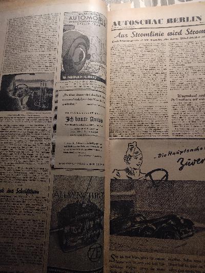 Berliner Tageblatt Nr.57-68,71-78,89-100  des 67. Jahrgangs  4. Februar bis 1. März - Front Cover