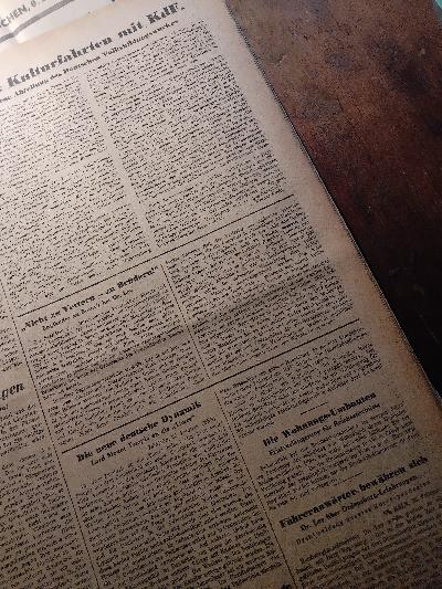 Berliner Tageblatt Nr.57-68,71-78,89-100  des 67. Jahrgangs  4. Februar bis 1. März - Front Cover