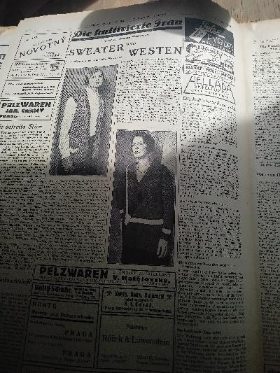 Prager Presse 8.  Jahrgang  Nr. 8,36,4344,50,69,70,77 und Fragmente der Ausgabe vom 1. Januar 1928 und  vom 1. Dezember 1929 - Front Cover