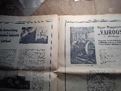 Deutsche Zeitung im Ostland   Heute Messeausgabe  Sonntag 12. Okt. 1941 - Front Cover