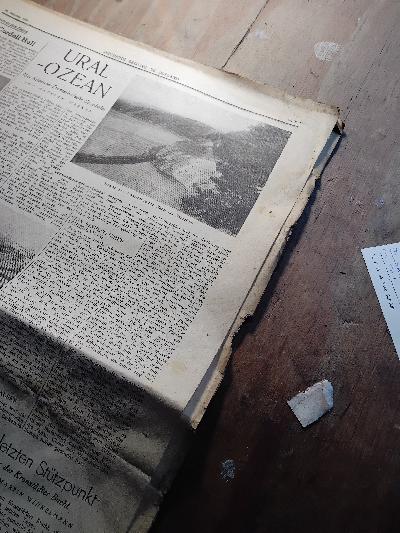 Deutsche Zeitung im Ostland Donnerstag 16. Oktober 1941 - Front Cover