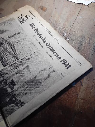 Deutsche Zeitung im Ostland Donnerstag 16. Oktober 1941 - Front Cover