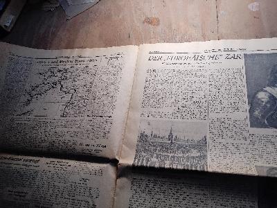 Deutsche Zeitung im Ostland  21. September 1941 - Front Cover