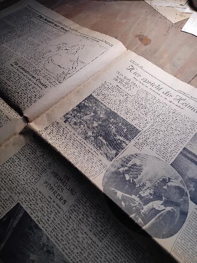 Deutsche Zeitung im Ostland  21. September 1941 - Front Cover