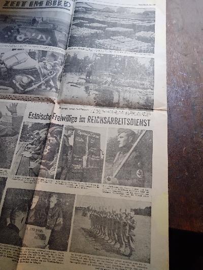 Revaler Zeitung    Jahrgang 1 11. Juni 1942 - Front Cover