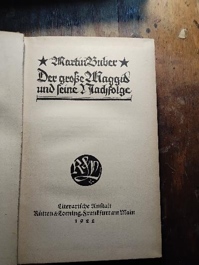 Der grosse Maggid und seine Nachfolge - Front Cover