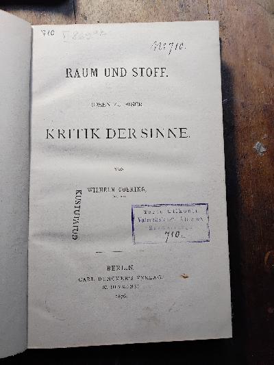 Raum+und+Stoff++Ideen+zu+einer+Kritik+der+Sinne