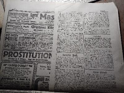 Rigasche Rundschau Sonnabend 13. Februar 1920 - Front Cover