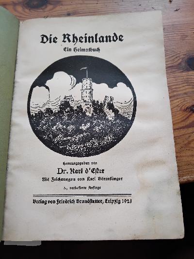Die Rheinlande  Ein Heimatbuch - Front Cover