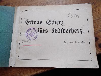 Etwas Scherz fürs Kinderherz - Front Cover