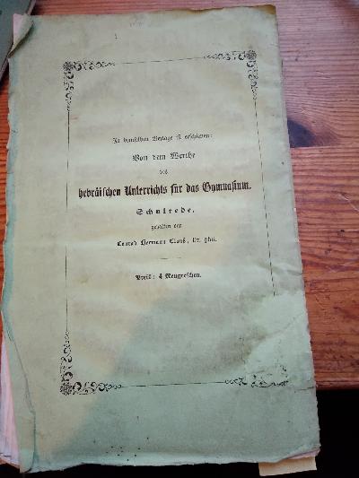 Andeutungen über den Zusammenhang des Gymnasiums mit der Kirche - Front Cover