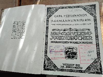 Carl Ferdinands Normannensturm  Eine Eifelgeschichte aus alter Zeit - Front Cover