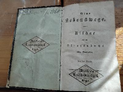 Vier Lebenswege Bilder aus dem Skizzenbuche eines Dilettanten   Zweiter Band - Front Cover