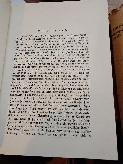 Atzendorfer Chronik - Front Cover