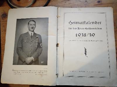 Heimatkalender für den Kreis Haldensleben  1938/39 - Front Cover