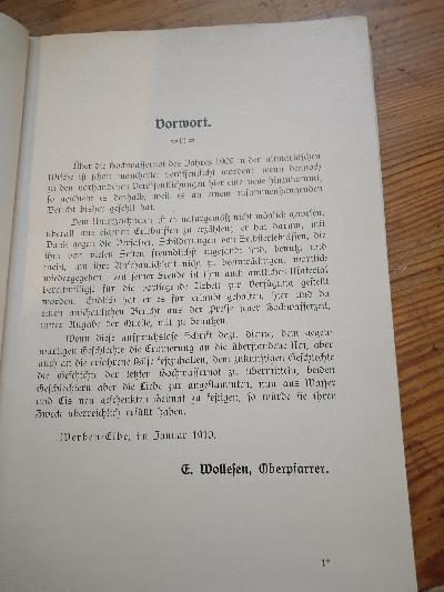 Die Elbüberschwemmung der altmärkischen Wische  im Jahre 1909 - Front Cover