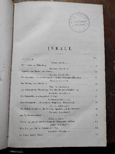 Das Mikroskop und die mikroskopische Technik - Front Cover