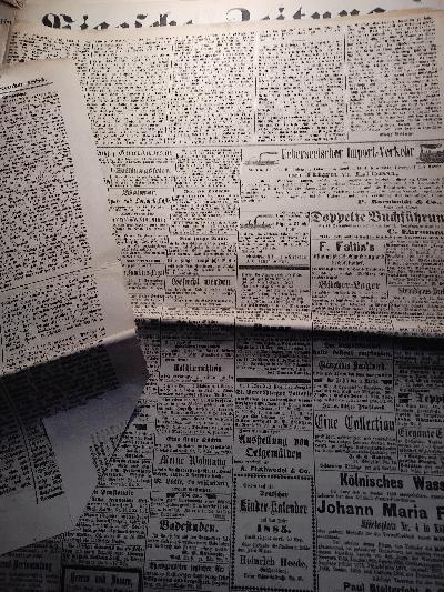 Rigasche Zeitung Nr. 281,283,285,286,289,290,291,295,296,297,300,301 - Front Cover