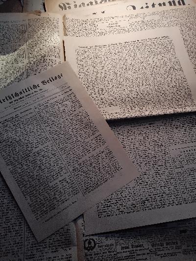 Rigasche Zeitung Nr. 281,283,285,286,289,290,291,295,296,297,300,301 - Front Cover